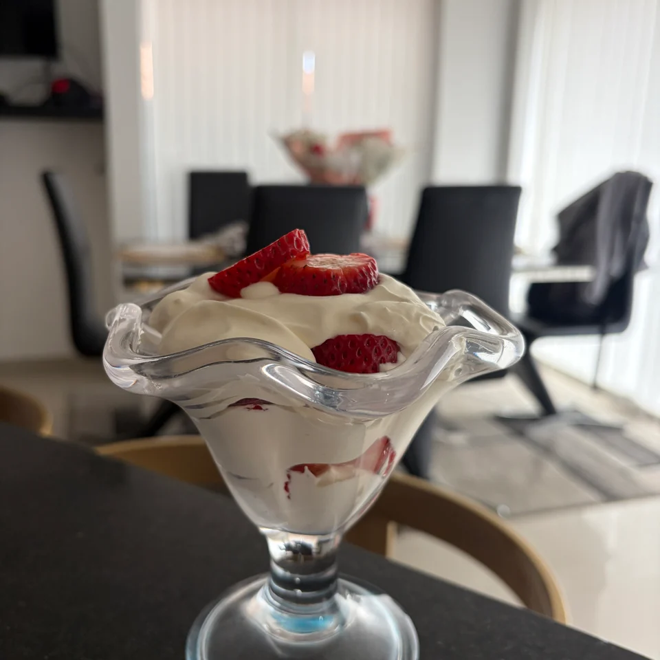 Fresas con crema y/o chocolate, foto 1